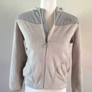 North Face Light Gray Feece Jacket